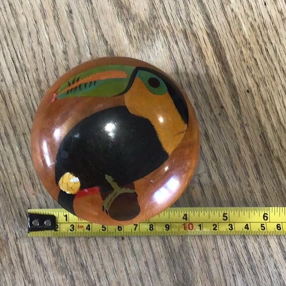 Wooden trinket holder toucan - Picture 6 of 6